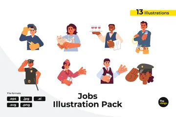 Opportunités Carrière Pack d'Illustrations