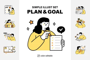 Plan&Goal Illustration Pack