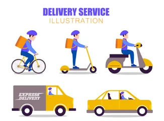 Service de livraison Pack d'Illustrations