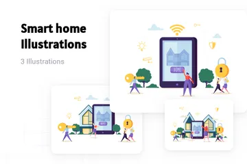 Smart Home Illustration Pack