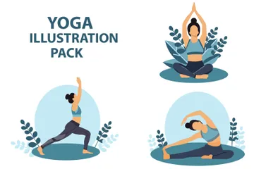 Yoga Pack d'Illustrations