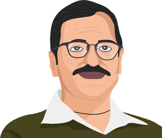 Free Arvind Kejriwal  Illustration