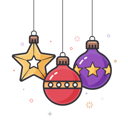 Free Christmas decoration  Illustration