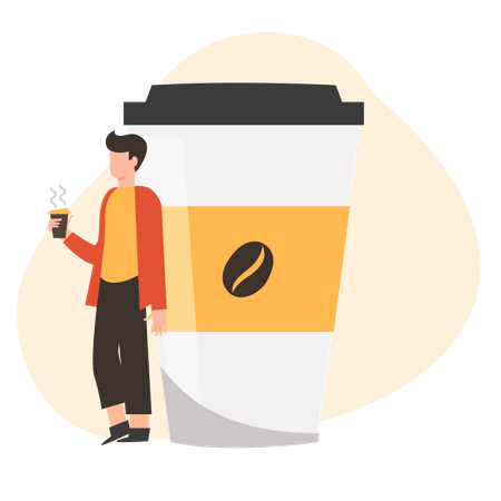 Free Coffee break  Illustration