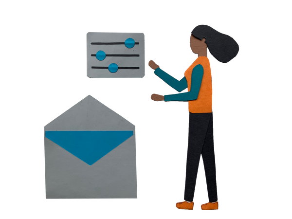 Free Email settings  Illustration