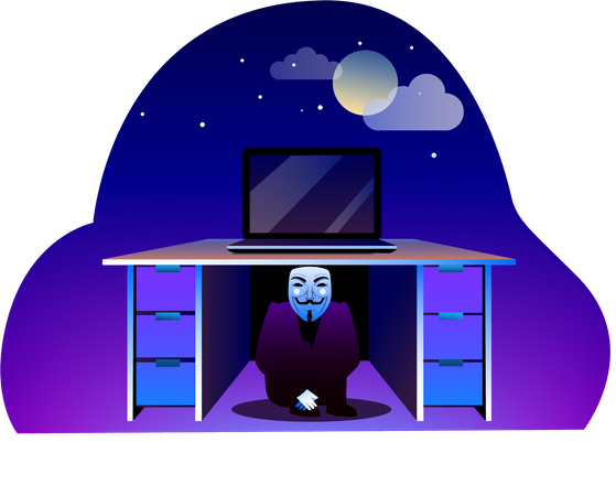 Free Hacker  Illustration