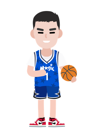 Free Joueur de basketball  Illustration