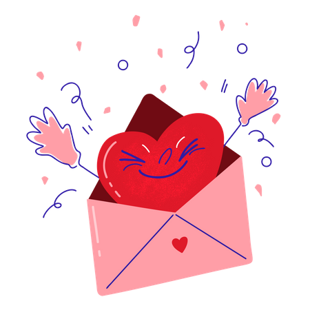 Free Lettre d'amour  Illustration