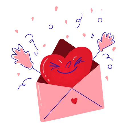 Free Lettre d'amour  Illustration