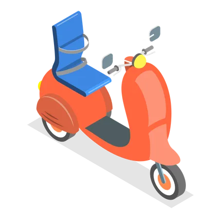 Free Motor cycle for Disabled People  Illustration