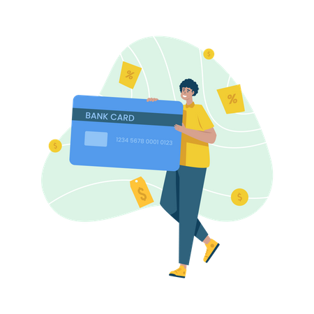 Free Payer par carte bancaire  Illustration