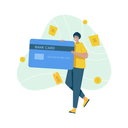 Free Payer par carte bancaire  Illustration