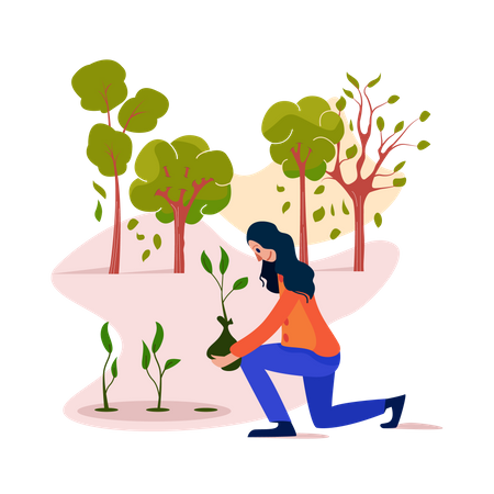 Free Plant a tree  Illustration