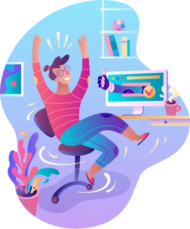 Free Success  Illustration