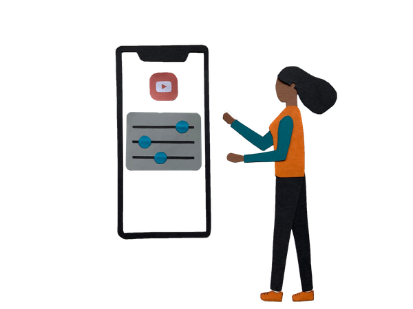 Free Youtube settings  Illustration