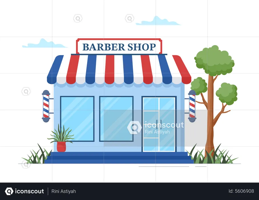 Barber Shop  Illustration