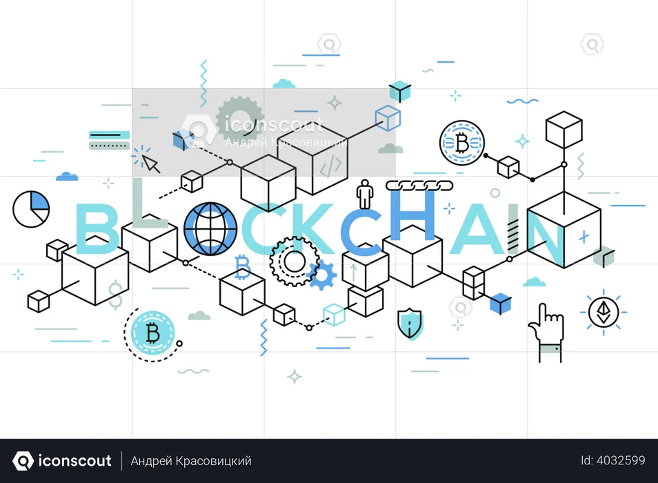 Blockchain  Illustration