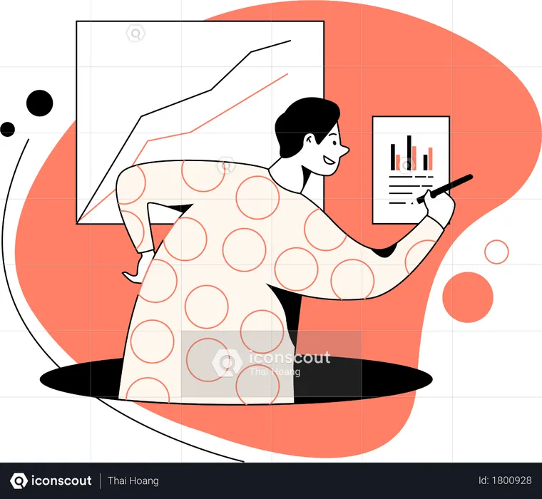 Business analytics  Illustration