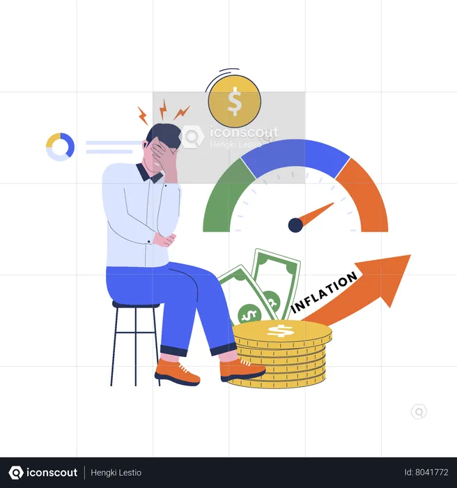 Business Inflation  Illustration