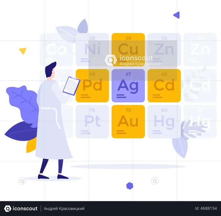 Chemical elements arranged by atomic number  Illustration