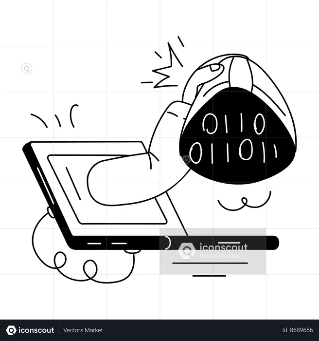 Code Hacking  Illustration