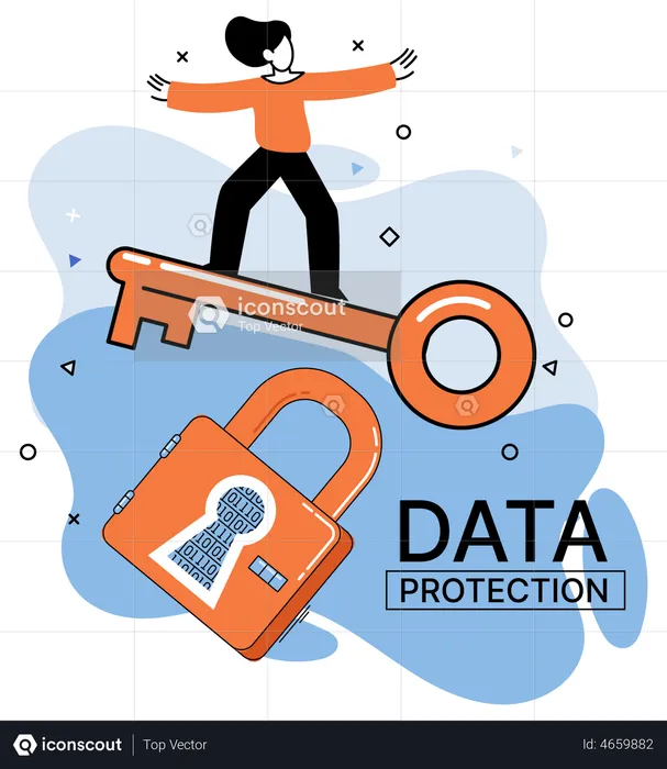 Data protection  Illustration