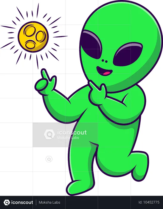 Los extraterrestres obtienen ideas  Ilustración