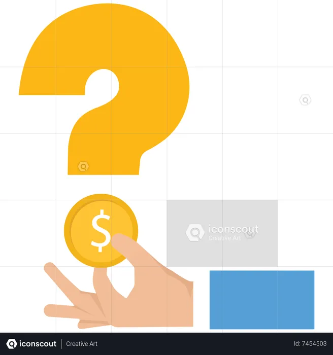 Financial confusion  Illustration