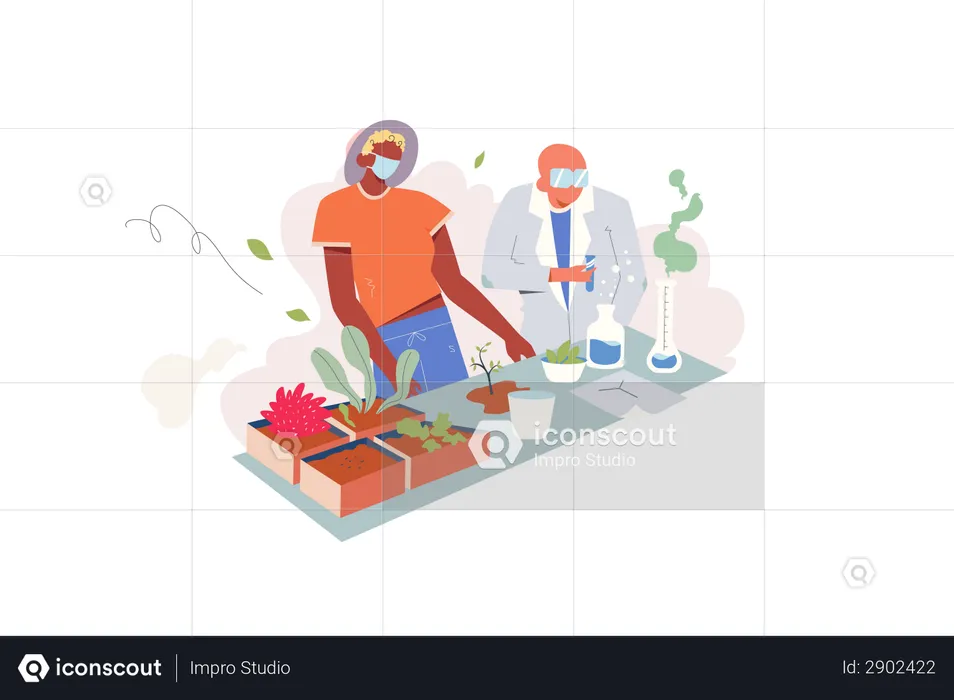 Genetic Modification  Illustration