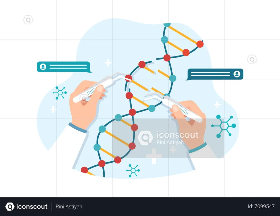 Genetic Science  Illustration