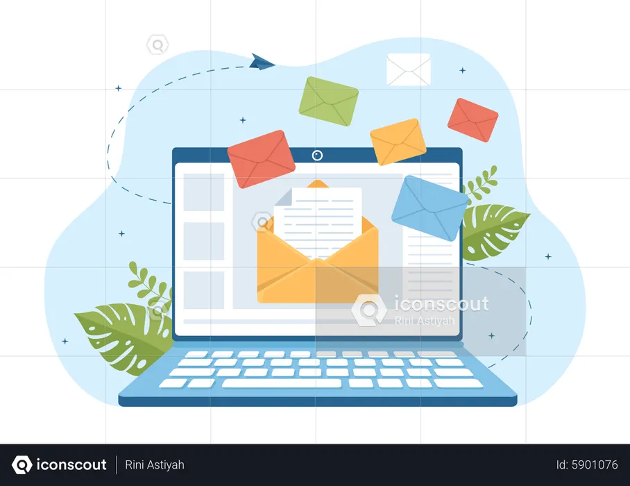 Mail Marketing  Illustration