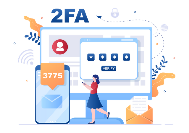 2fa  Illustration