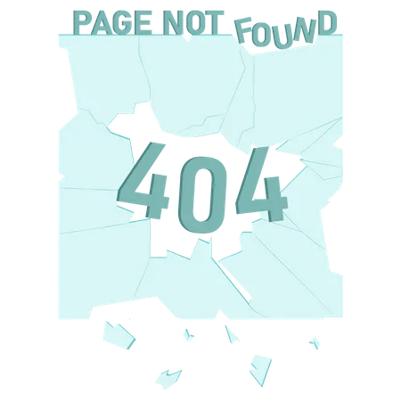 404 Error  イラスト