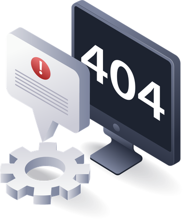 404 error  Illustration