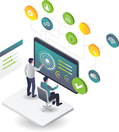 Access Control management  イラスト