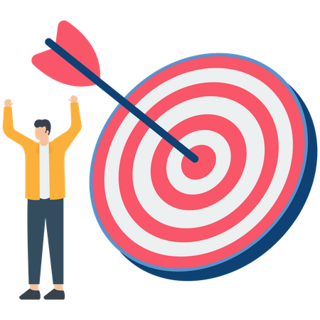 Achieve target  Illustration