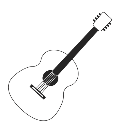 Acoustic guitar  Illustration