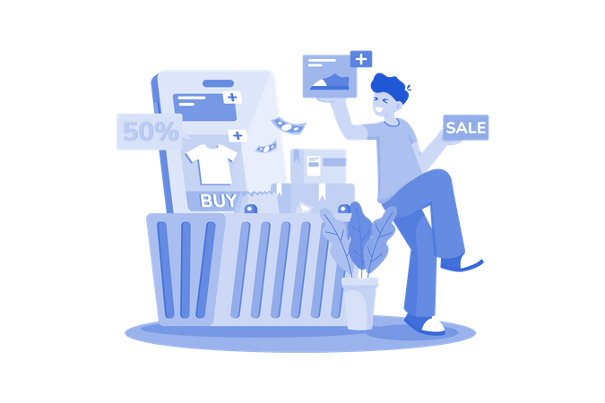 Add to Cart  Illustration