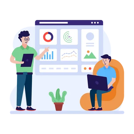 Admin Panel  Illustration