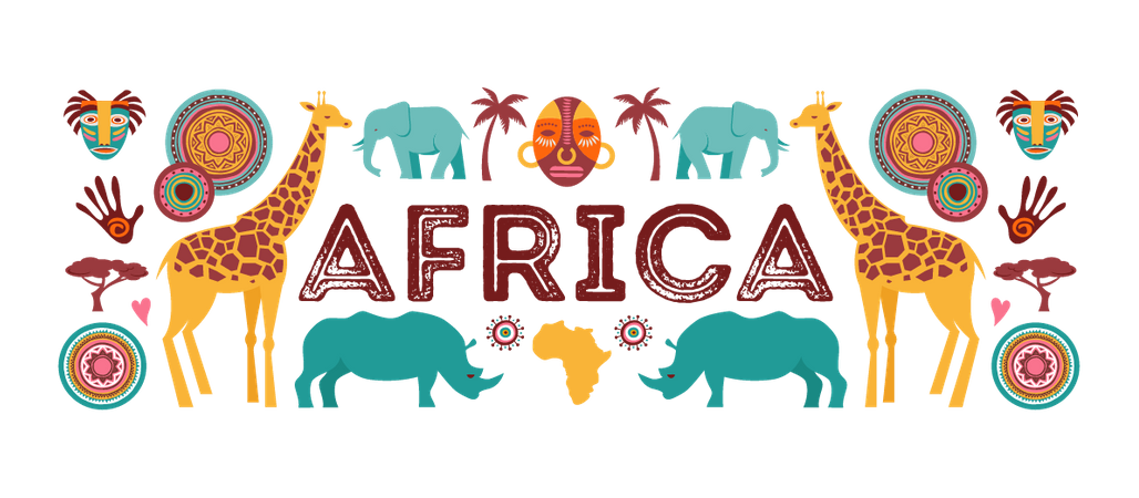 Afrika  Illustration