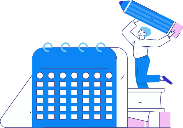 Organisation de l'agenda  Illustration