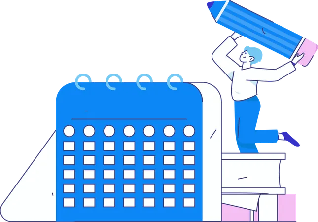 Organisation de l'agenda  Illustration