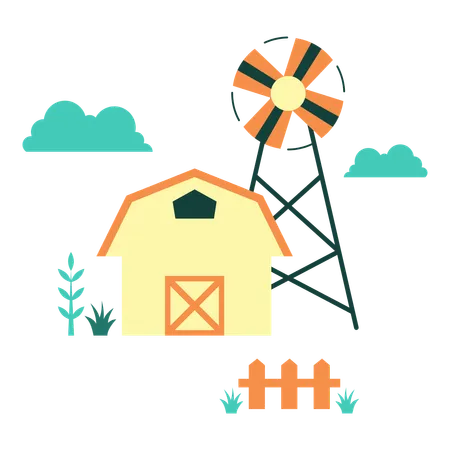 Agriculture vector illustration.  Illustration