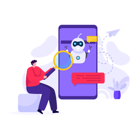 Ai Chat Bot  Illustration