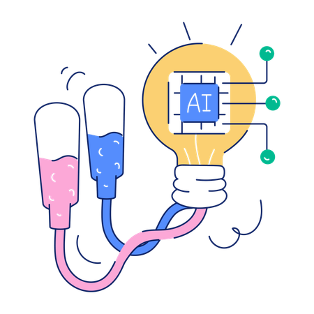 Innovation IA  Illustration