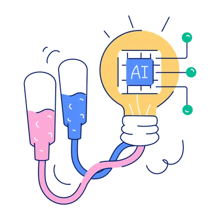 Innovation IA  Illustration