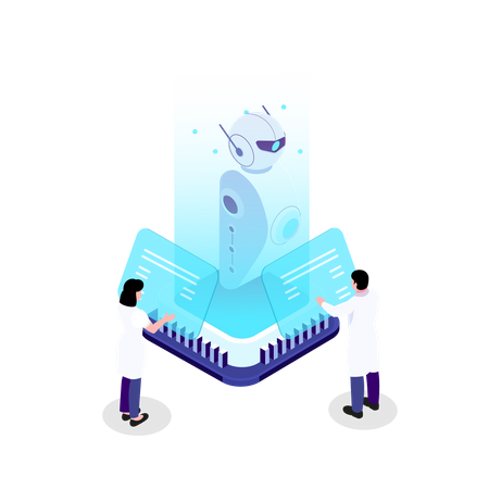 AI Robot  Illustration