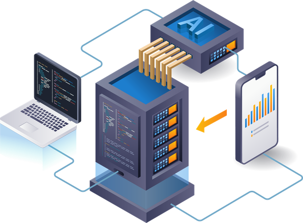 Ai server analysis  일러스트레이션