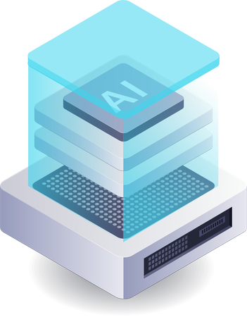 Ai server management  일러스트레이션