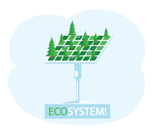 Alternative Energy Source  Illustration